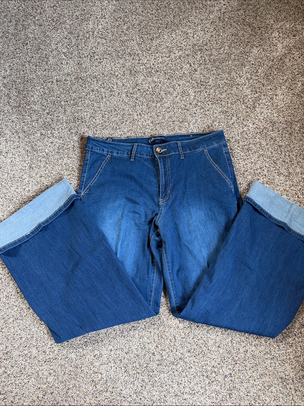 NWOT Our Repulic for All - Women’s Lightweight Wide Leg Trouser Jeans - 12